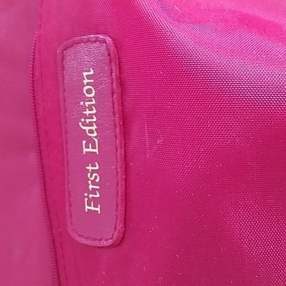 First Edition Red Leather Crossbody Bag - Picture 8 of 9